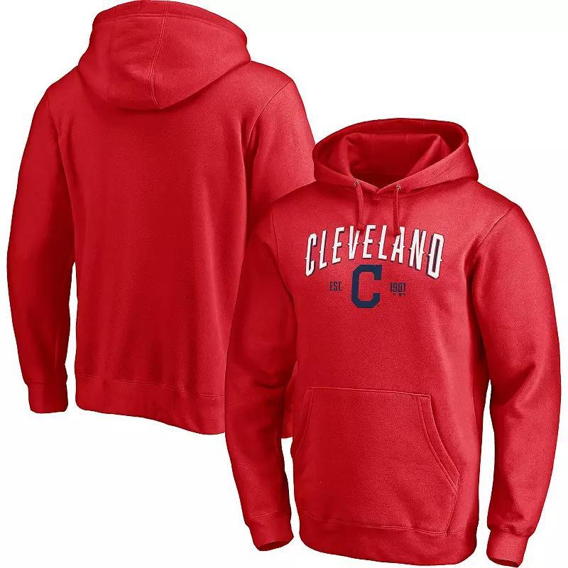 Mens Fanatics Branded Cleveland Indians Big & Tall Cooperstown Collection Ultimate Champion Pullover Hoodie Product Image
