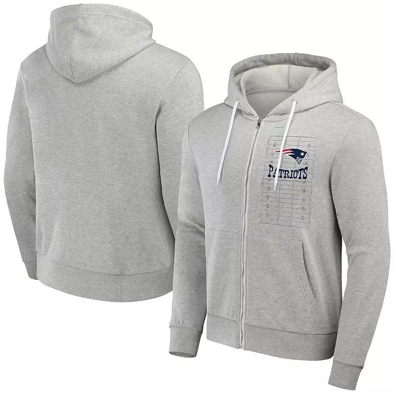 Men's NFL x Darius Rucker Collection by Fanatics Heather Gray Jacksonville Jaguars Domestic Full-Zip Hoodie, Size: XL, Grey Product Image