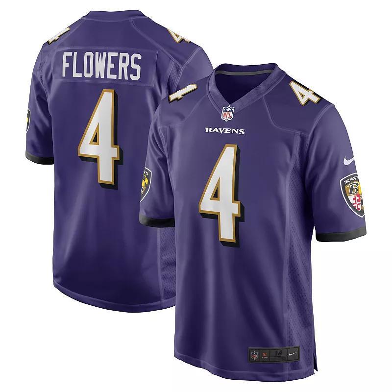 Zay Flowers Baltimore Ravens Nike Men's NFL Game Football Jersey Product Image