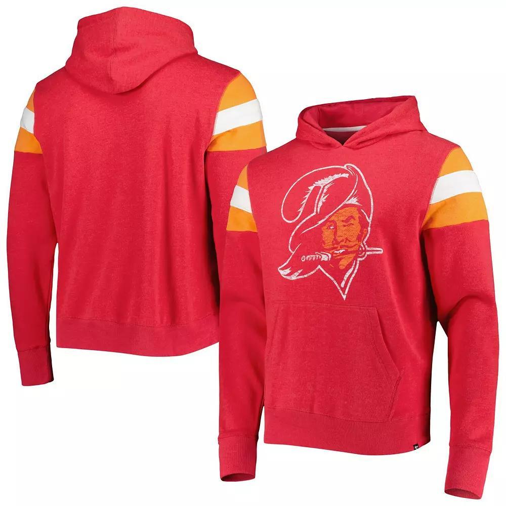 Men's '47 Red Tampa Bay Buccaneers Legacy Premier Nico Pullover Hoodie, Size: XL Product Image