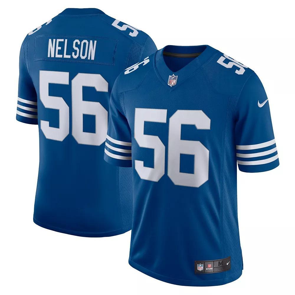 Men's Nike Quenton Nelson Royal Indianapolis Colts Alternate Vapor Limited Jersey, Size: XL, Blue Product Image