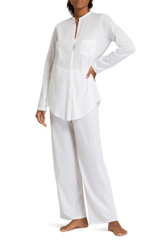 Hanro Cotton Deluxe Long Pajama Set Product Image