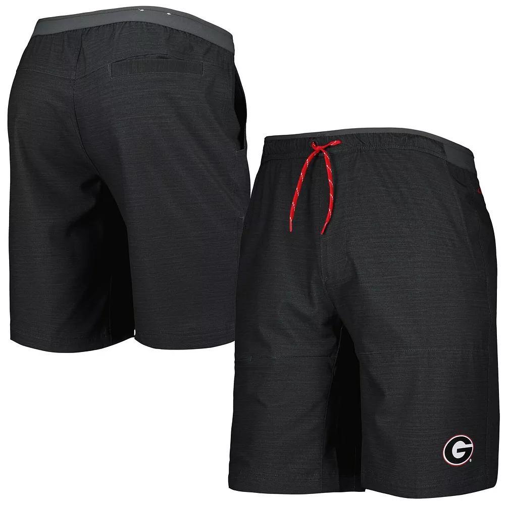 Men's Columbia Charcoal Georgia Bulldogs Twisted Creek Omni-Shade Omni-Shield Shorts, Size: Small Product Image
