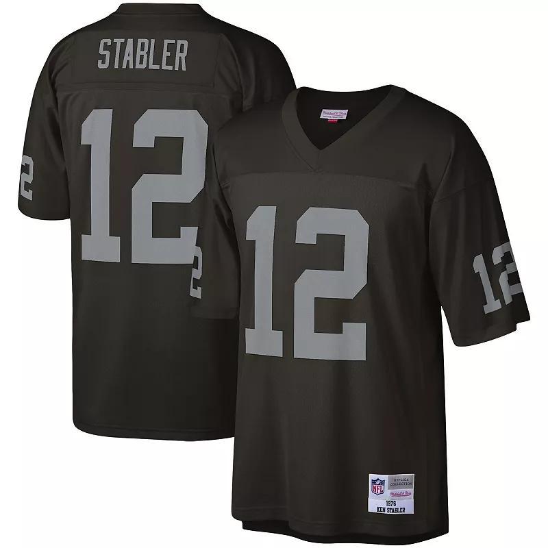 Men's Mitchell & Ness Ken Stabler Black Las Vegas Raiders Legacy Replica Jersey, Size: Large, Lvr Black Product Image