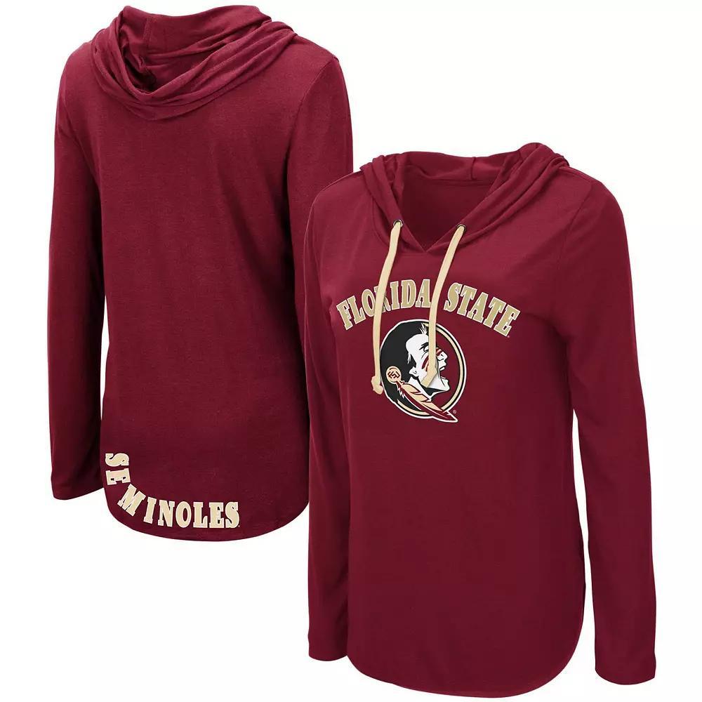Women's Colosseum Garnet Florida State Seminoles My Lover Long Sleeve Hoodie T-Shirt, Size: XL, Red Product Image
