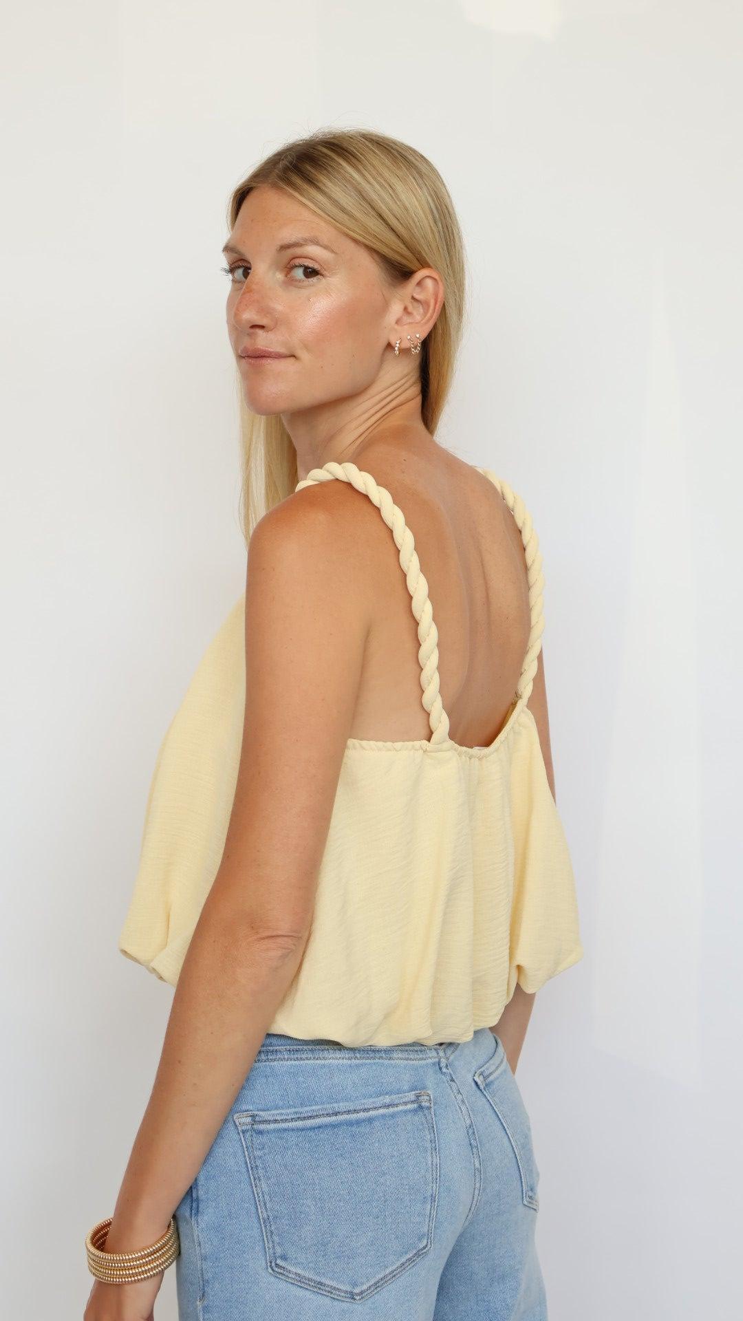 Bubble Braided Strap Top Product Image