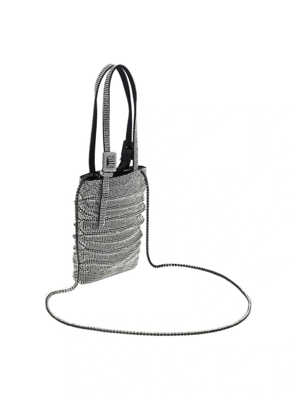 BENEDETTA BRUZZICHES Lollo La Petite Handbag In Silver Product Image