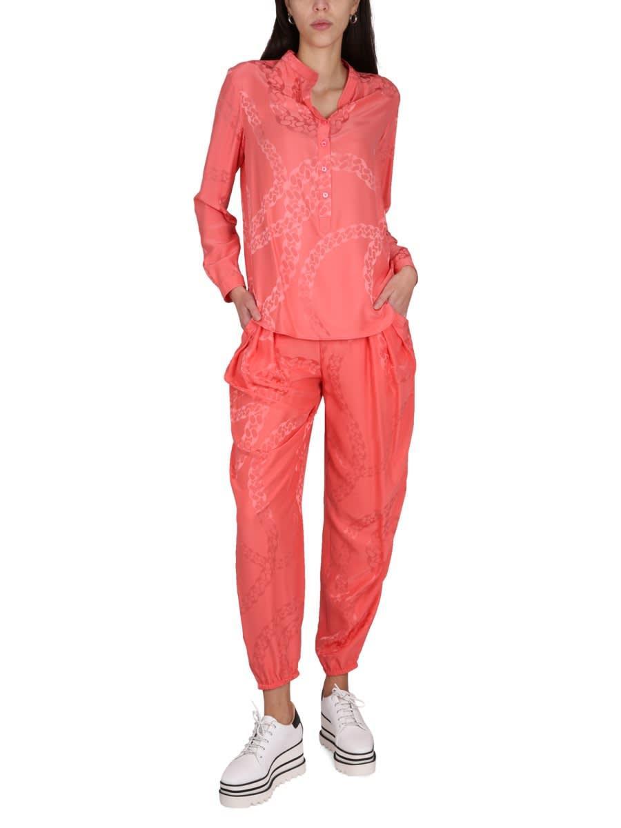 STELLA MCCARTNEY Silk Blend Shirt In Pink Product Image