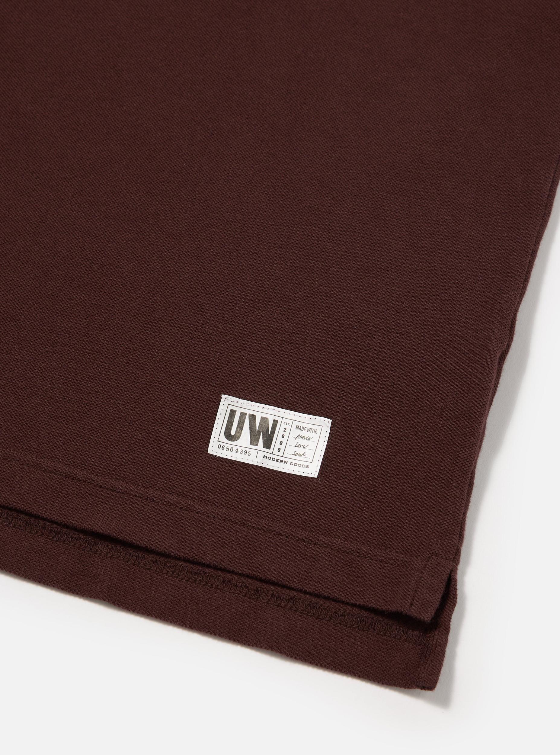 Rich Brown Piquet Vacation Polo Product Image