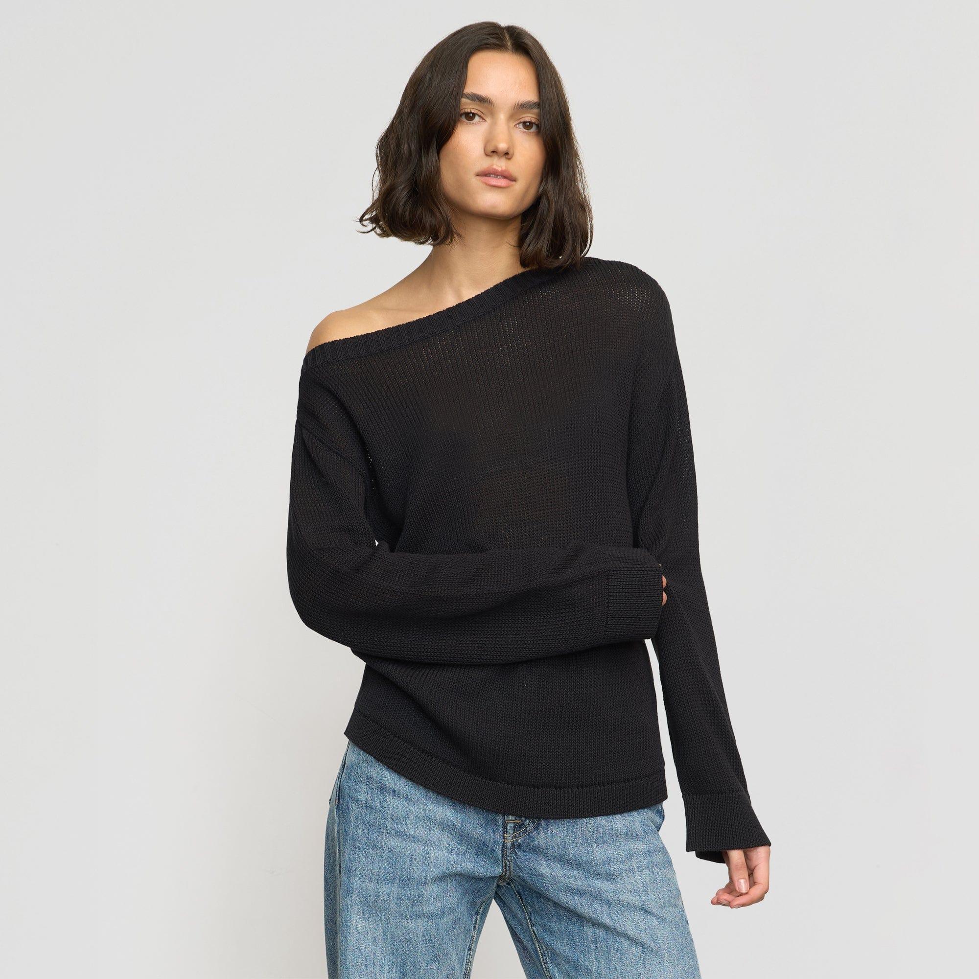 Issa Lightweight Off-Shoulder Sweater Product Image