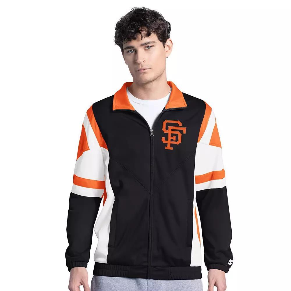 Mens Starter Royal/Gold Seattle Mariners Contender Tricot Full-Zip Track Jacket Product Image