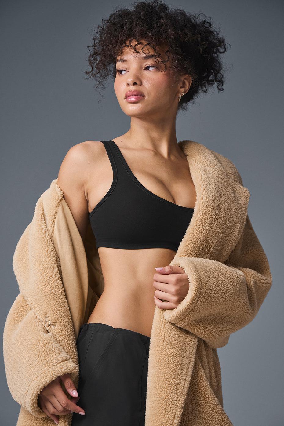 Oversized Sherpa Trench - Camel Product Image