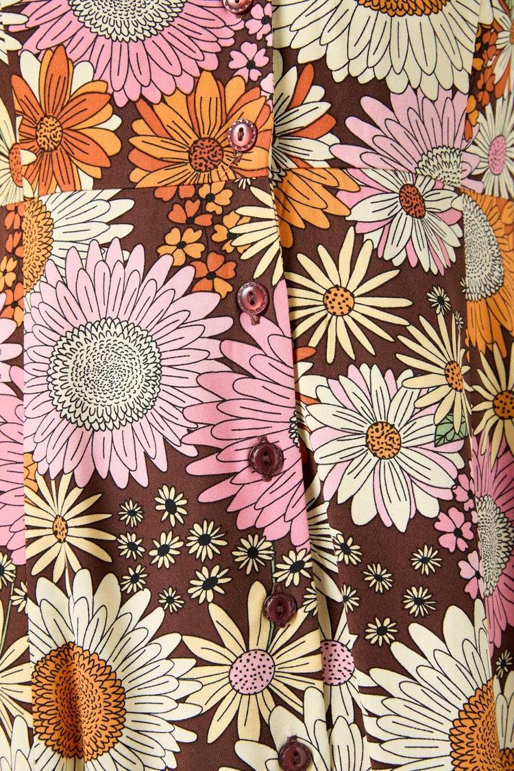 Viva Floral Shirt Dress Product Image