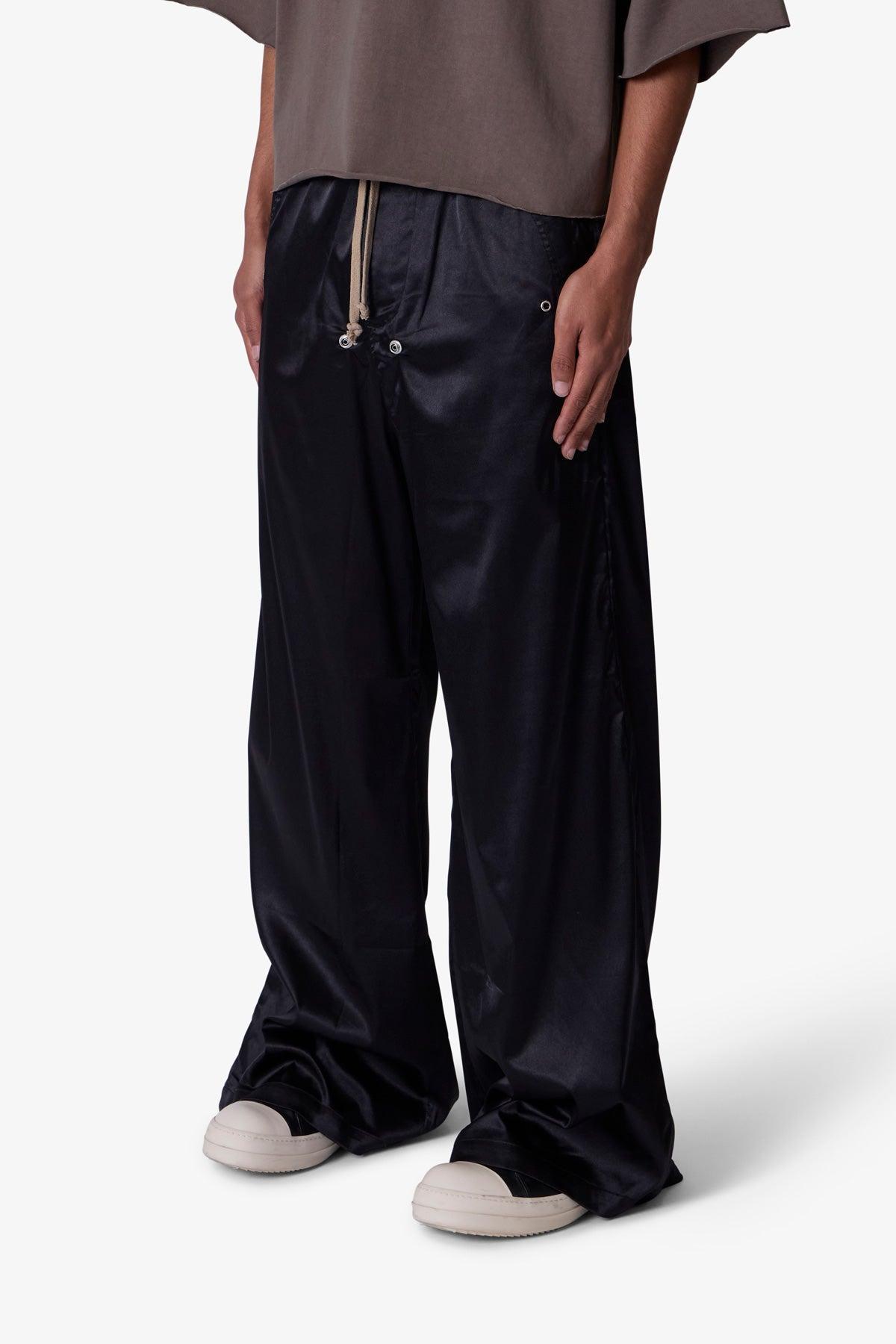 Cupro Rave Pants - Black Product Image