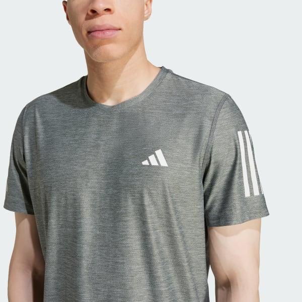 adidas Own the Run Tee Dark Blue M Mens Product Image