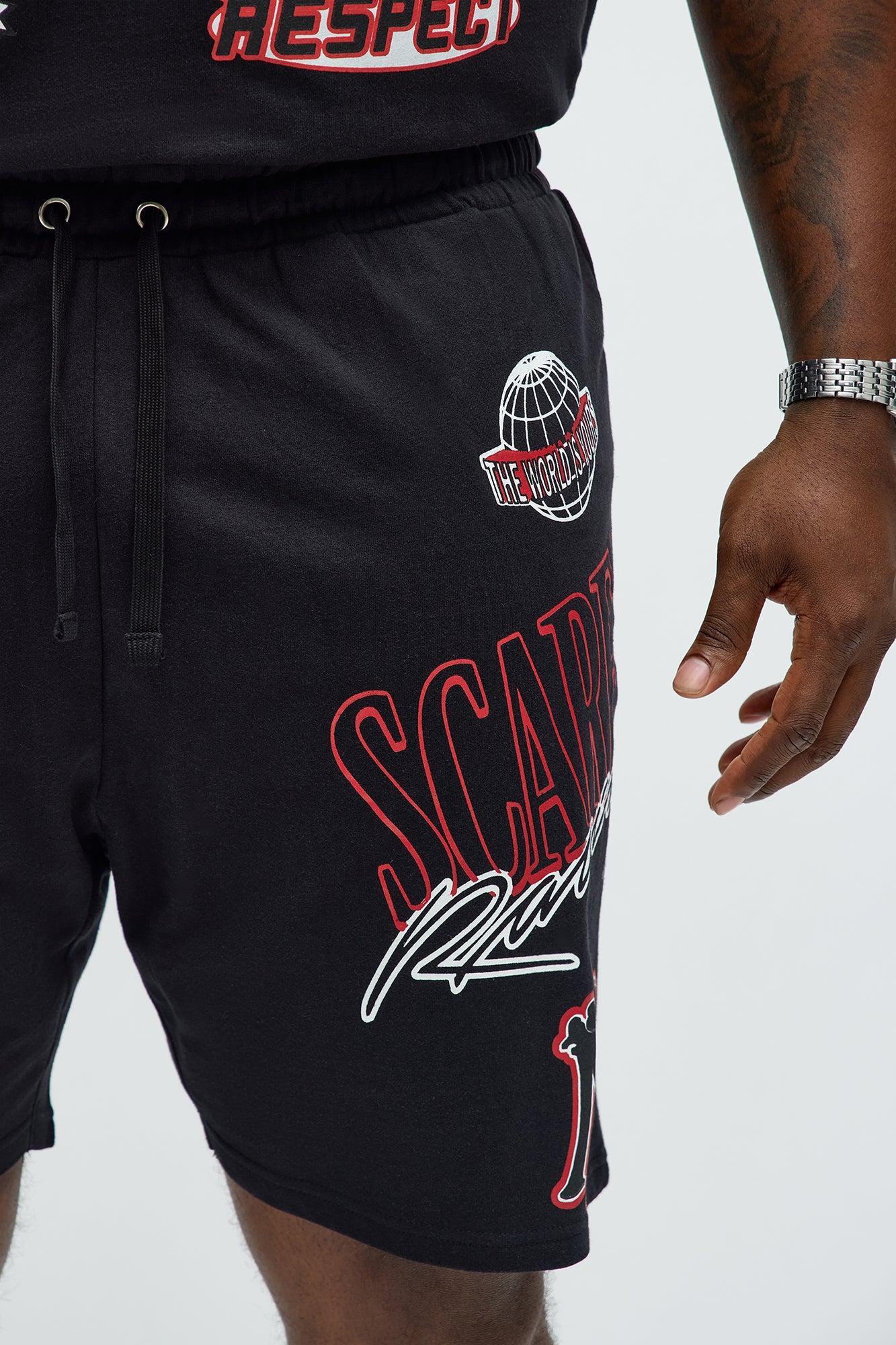 Scarface Racing Sweatshorts - Black Product Image