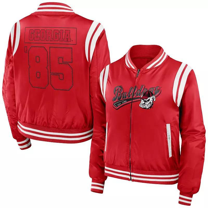 Women's WEAR by Erin Andrews Royal Buffalo Bills Bomber Full-Zip Jacket, Size: Large, Blue Product Image