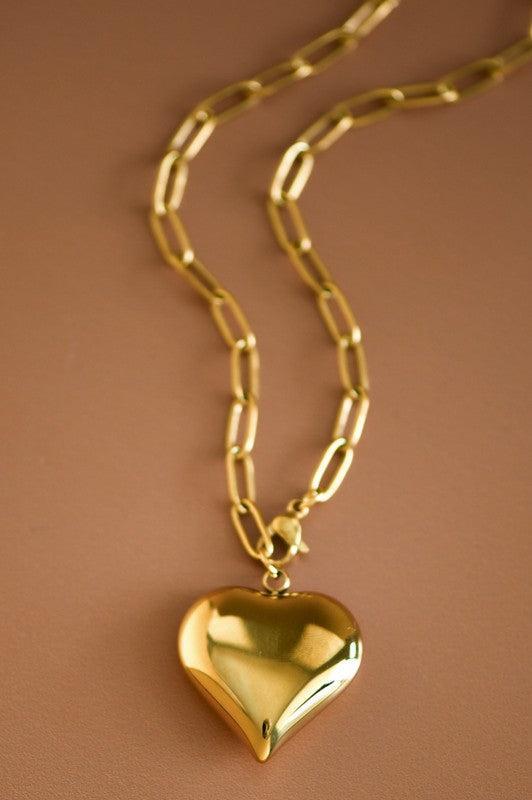 Heart Charm Necklace Product Image