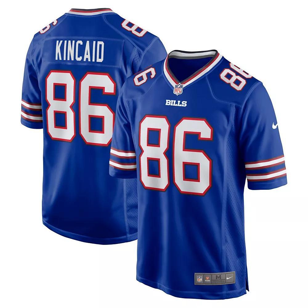 Men's Nike Dalton Kincaid Royal Buffalo Bills 2023 NFL Draft First Round Pick Game Jersey, Size: XL, Blue Product Image