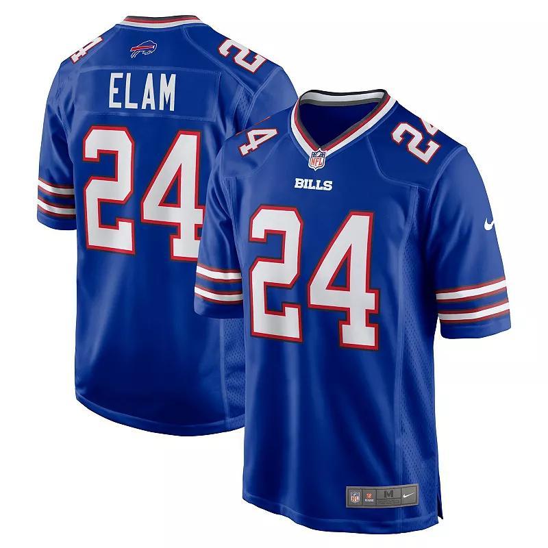 Men's Nike Kaiir Elam Royal Buffalo Bills Player Game Jersey, Size: XL, Blue Product Image