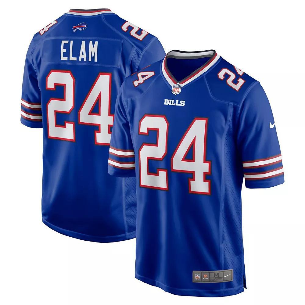 Men's Nike Kaiir Elam Royal Buffalo Bills Player Game Jersey, Size: XL, Blue Product Image