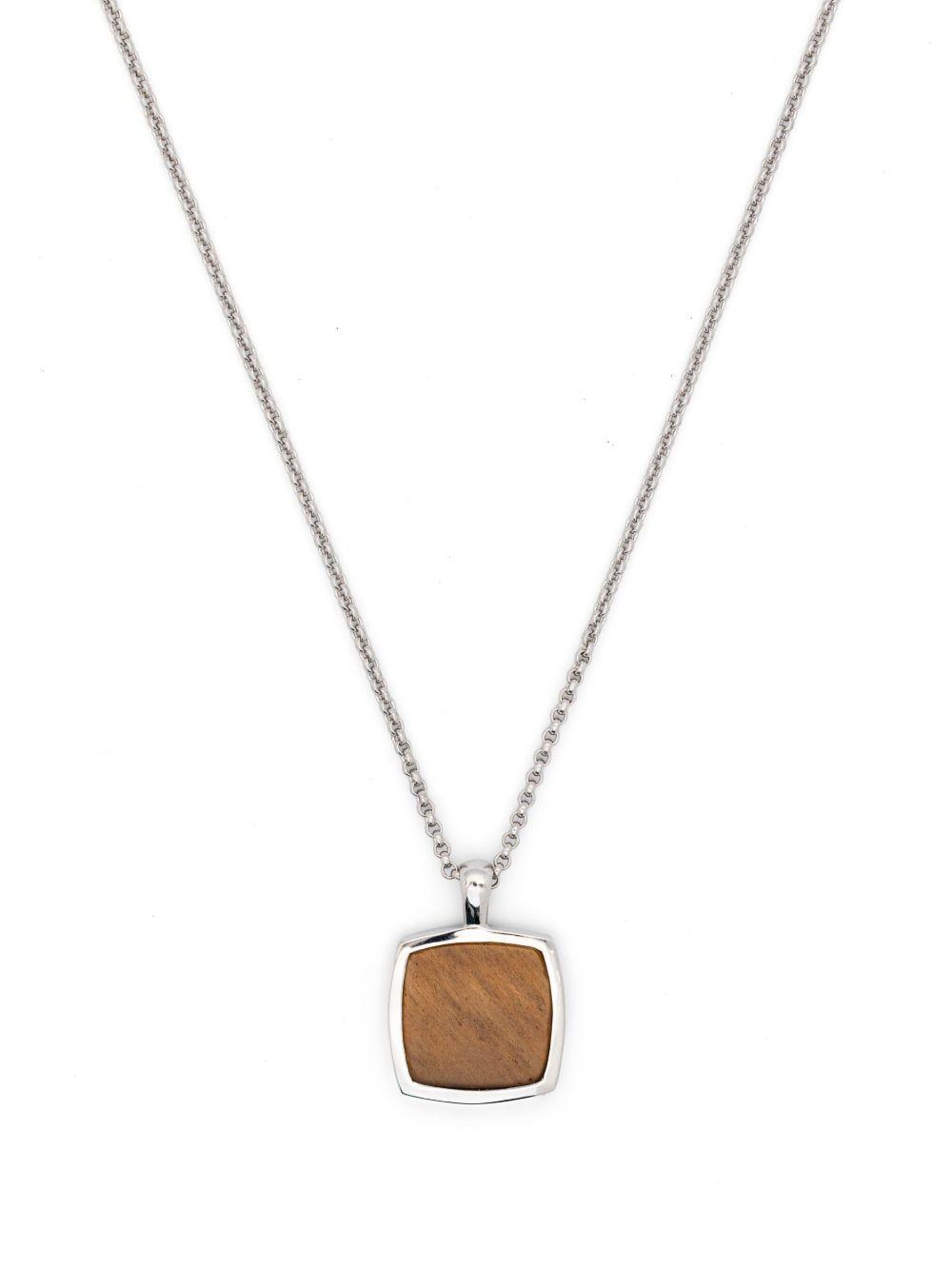 Cushion Pendant Tiger Eye necklace Product Image