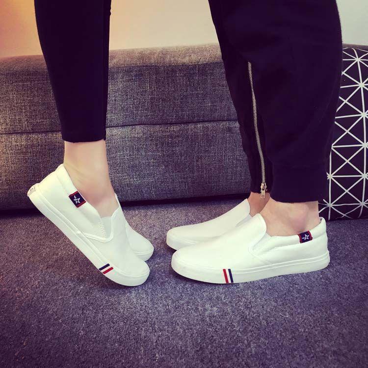 Couple's Canvas Slip-Ons Product Image