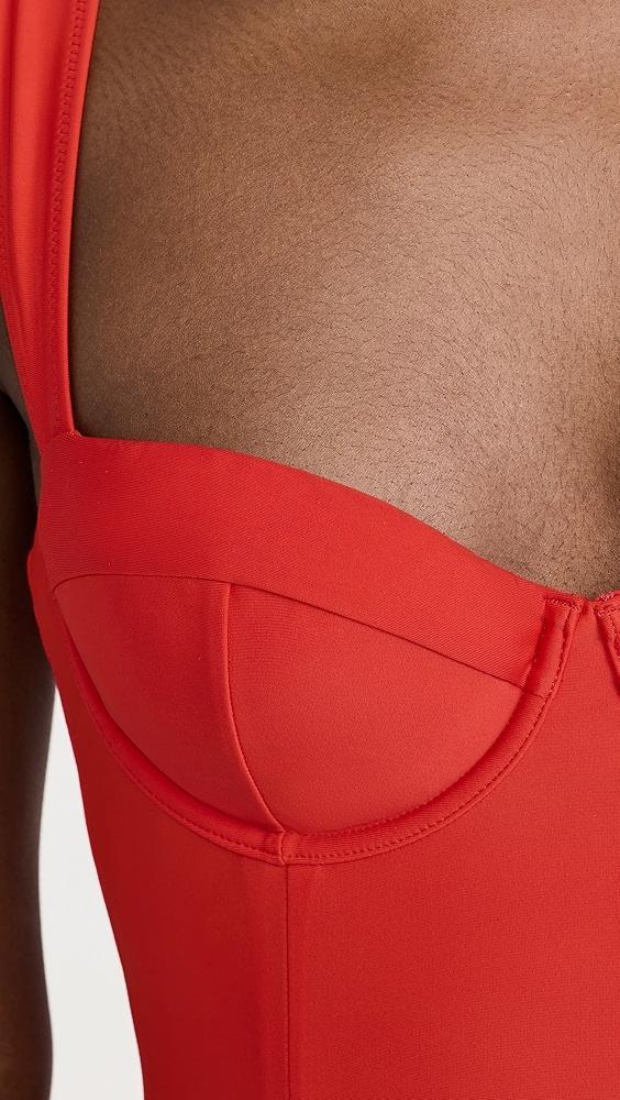 SIMKHAI Kyle Bustier One Piece | Shopbop Product Image