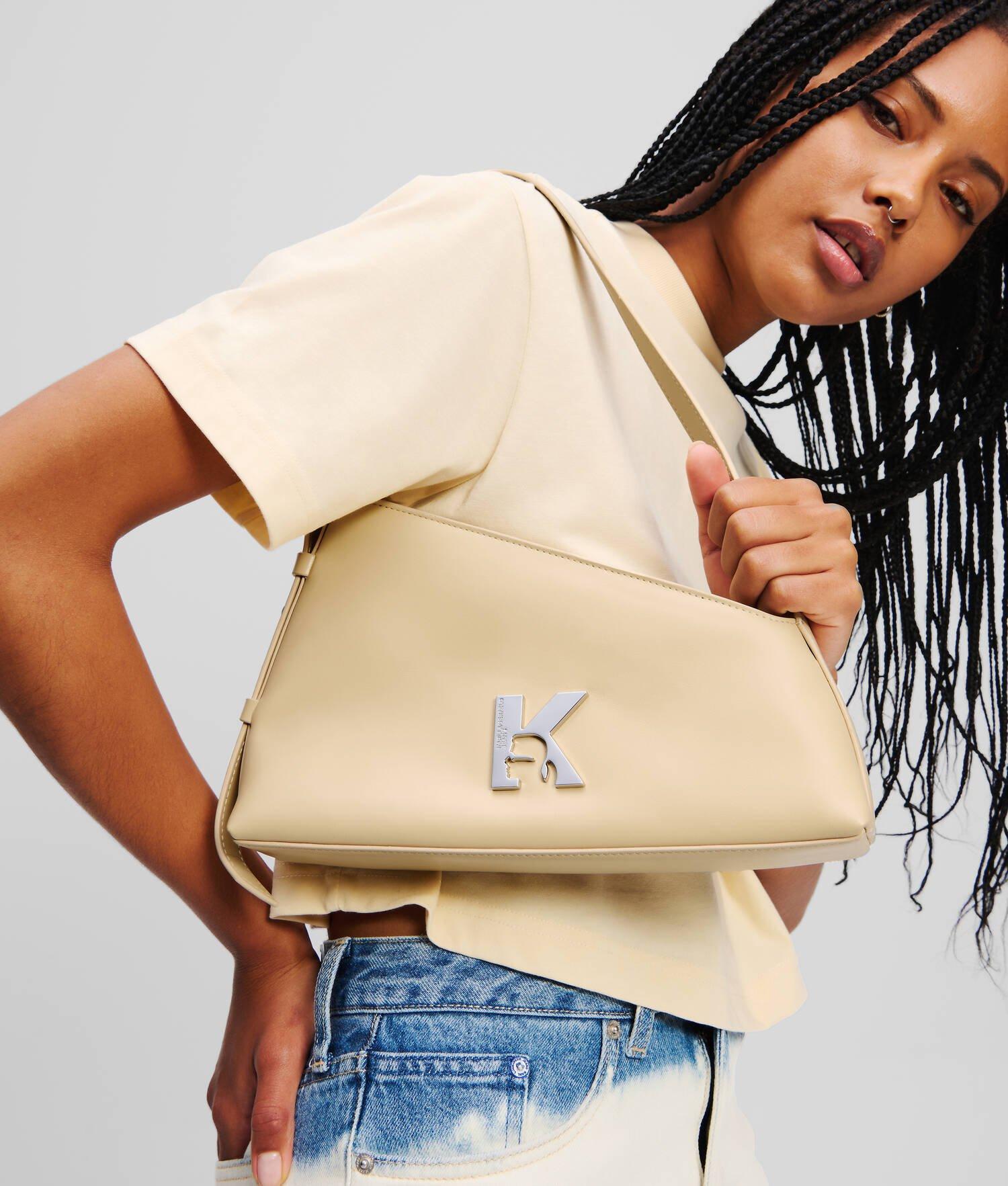GEO LEATHER SHOULDER BAG Product Image