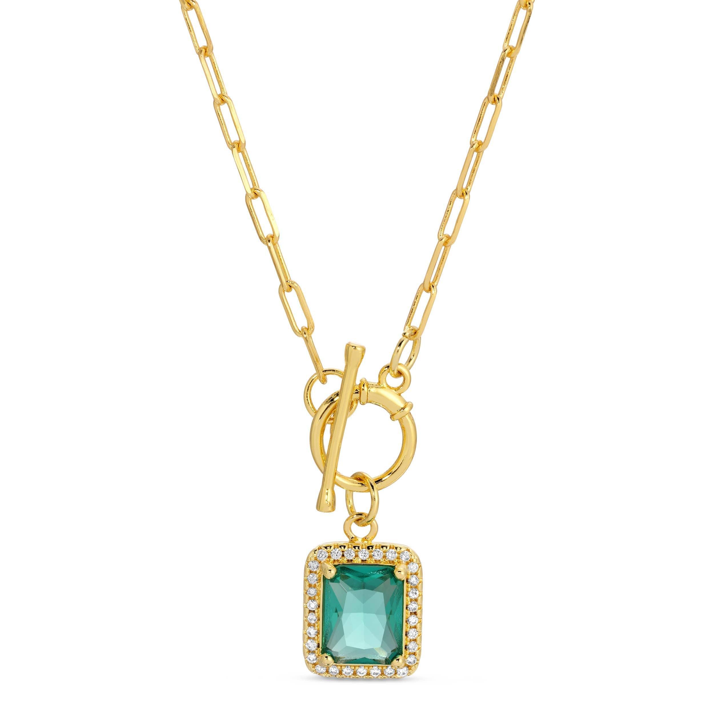 Elegant Pendant Toggle Necklace Product Image