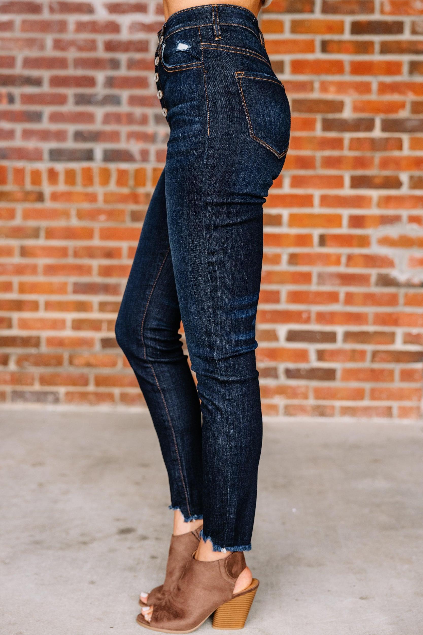 KanCan: Going Up Ultra Dark Wash High Waist Skinny Jeans Female Product Image
