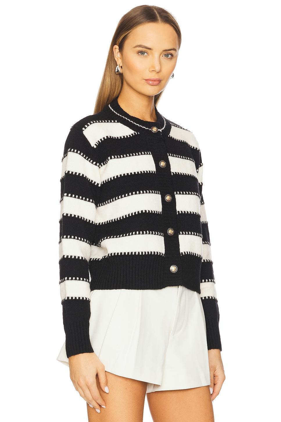 Sofi Cardigan Line & Dot Product Image
