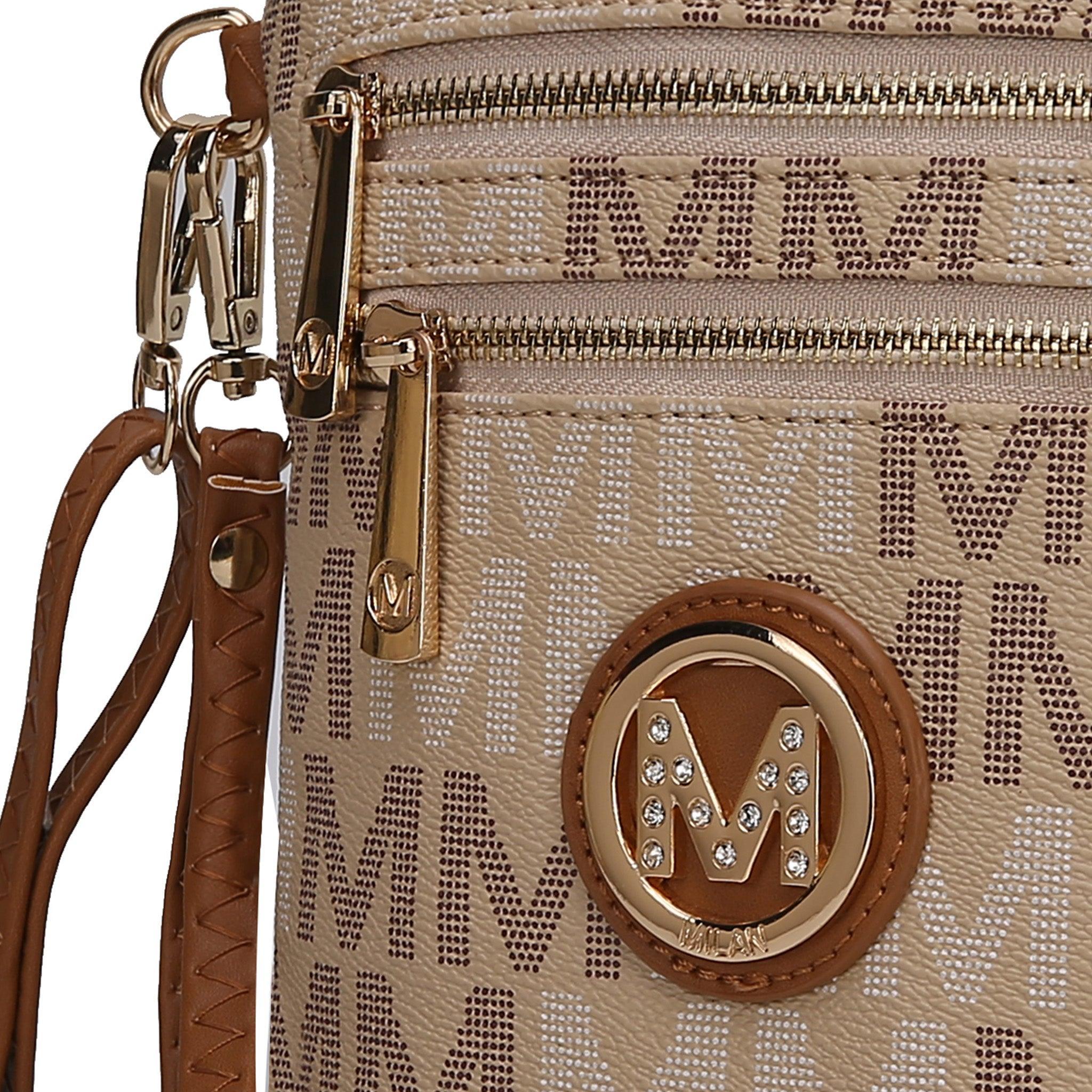 MKF Collection Women's Gaia Milan Signature Crossbody Bag Female Product Image