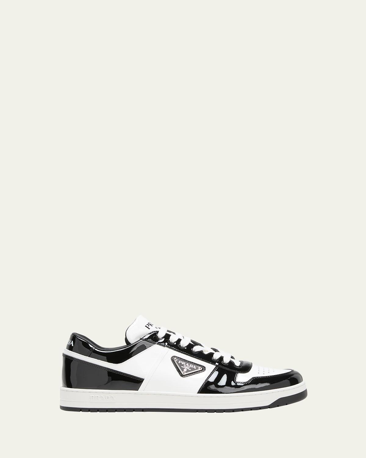 Mens Downtown Patent Leather Low-Top Sneakers Product Image