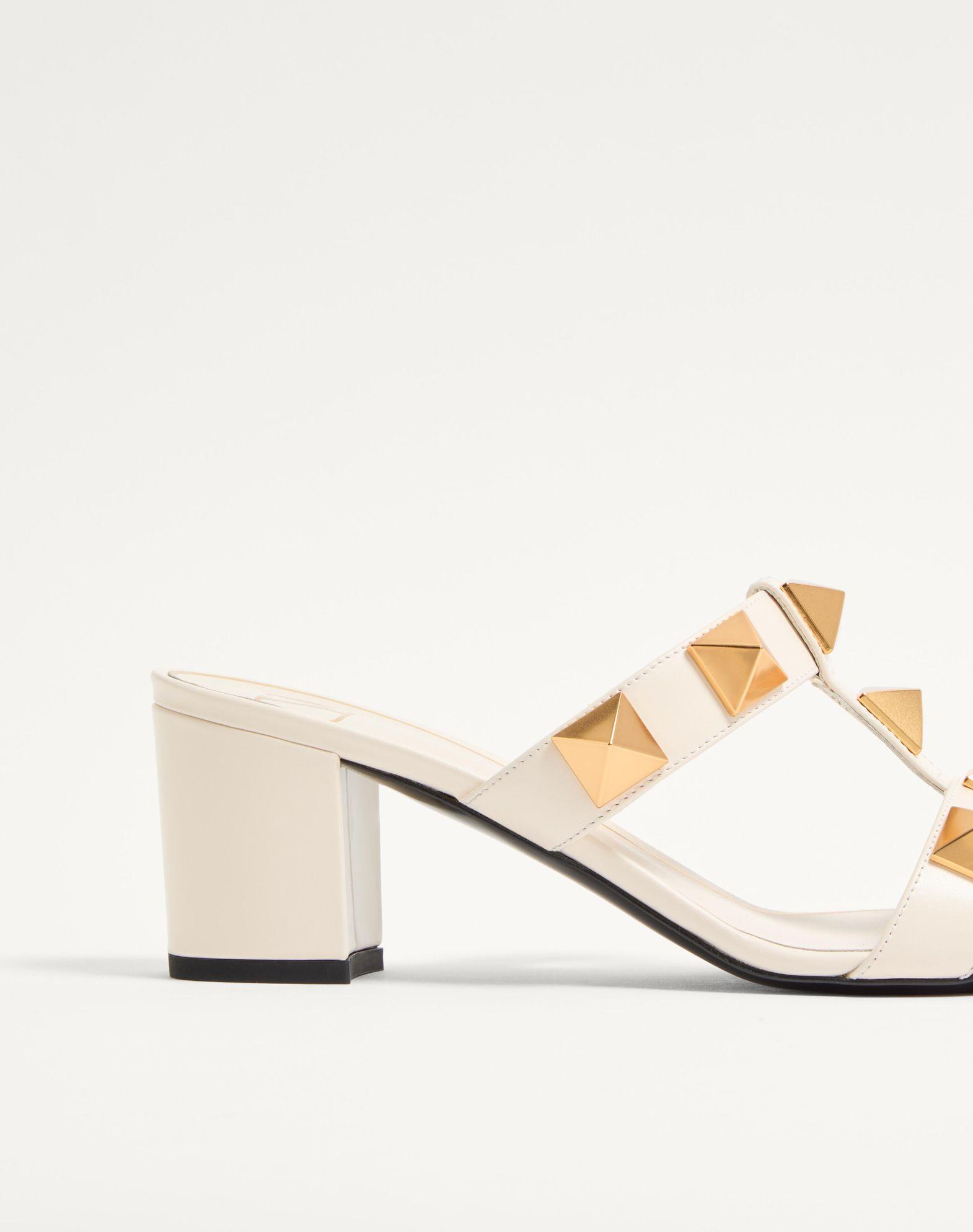 Roman Stud Calfskin Slide Sandal 60 Mm Product Image