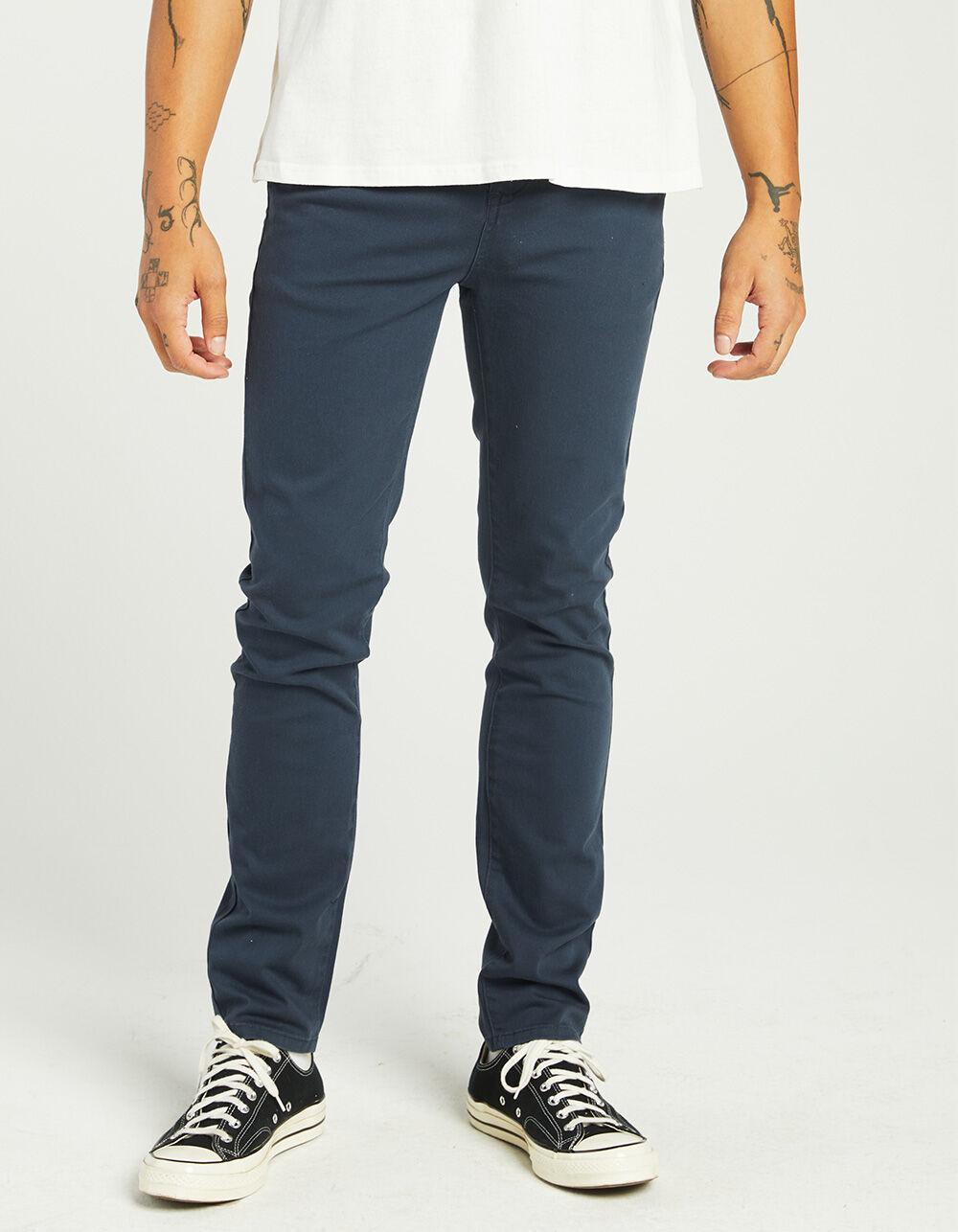 RSQ Mens Skinny Chino Pants - WASHED NAVY Product Image