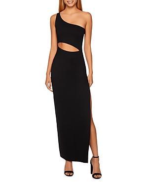 Susana Monaco One Shoulder Cutout Leg Slit Maxi Dress Product Image