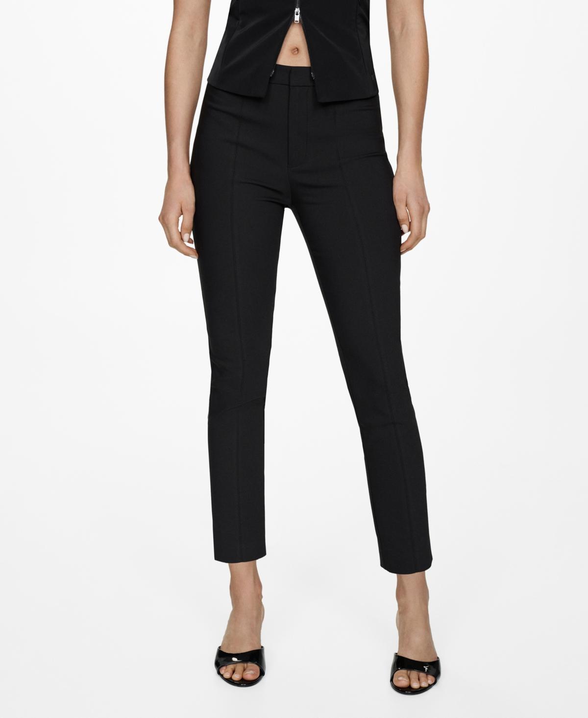 Mango Womens Crop Skinny Pants Product Image