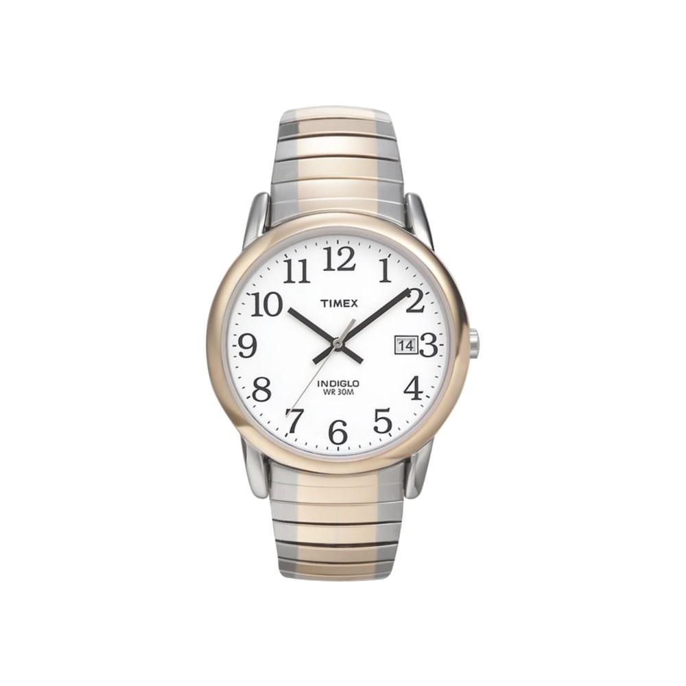 Mens Timex Easy Reader Expansion Band Watch - Off-White T2H311JT Product Image
