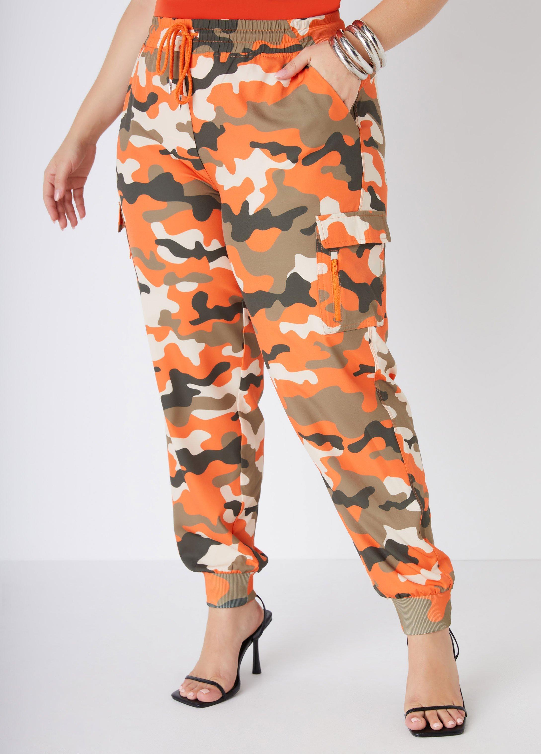 Mid Rise Camo Cargo Joggers Product Image