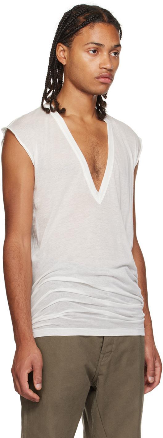 RICK OWENS Off-white Edfu Dylan T-shirt In 11 Milk Product Image