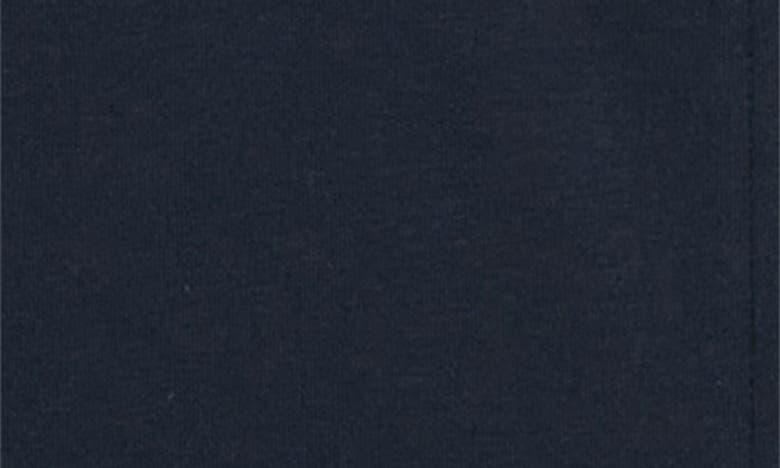 HUGO BOSS Mix & Match Cotton Blend Full Zip Hooded Jacket In Dark Blue Product Image