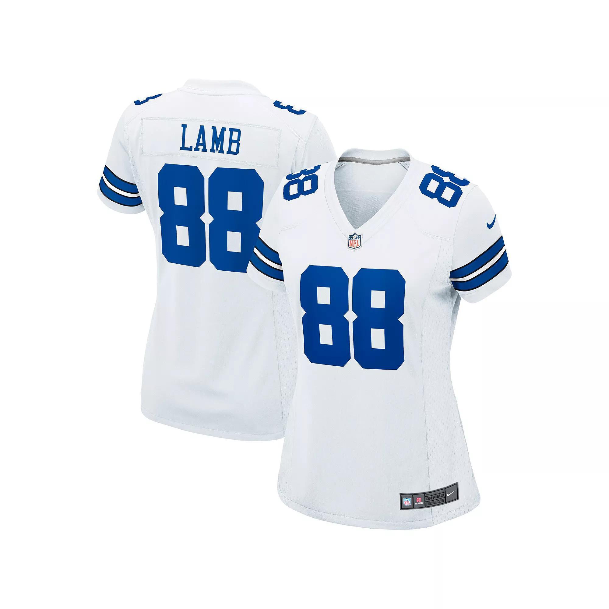 Women's Nike CeeDee Lamb White Dallas Cowboys Game Jersey, Size: Medium Product Image