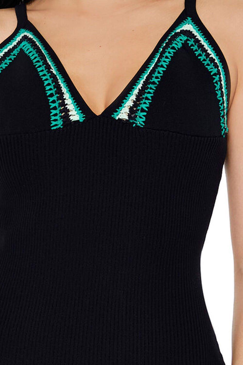 Embroidered Mini Sweater Dress | Forever 21 Product Image