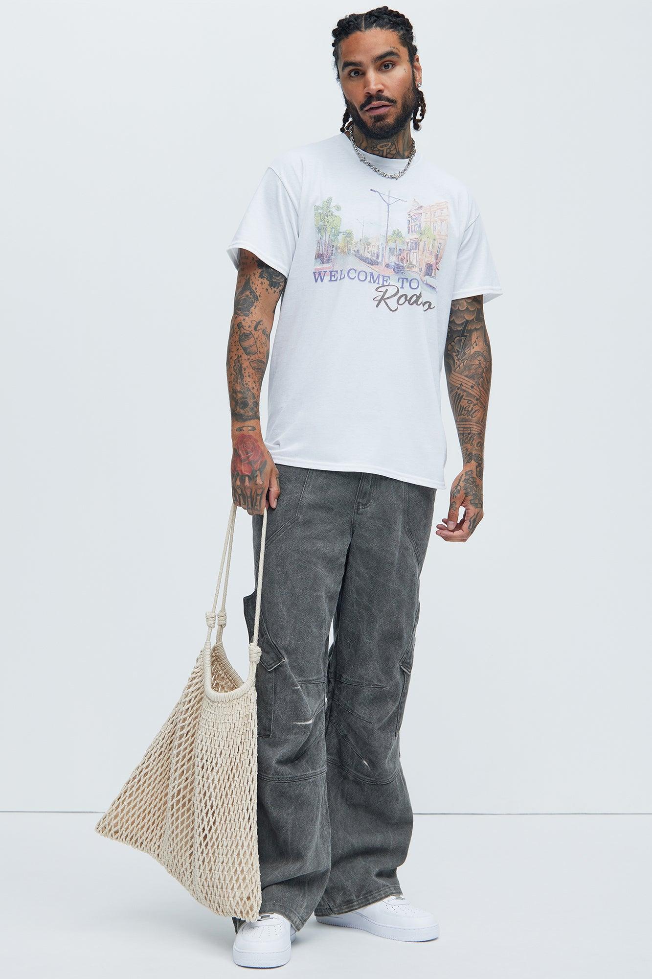 Welcome To Rodeo Short Sleeve Tee - White Product Image