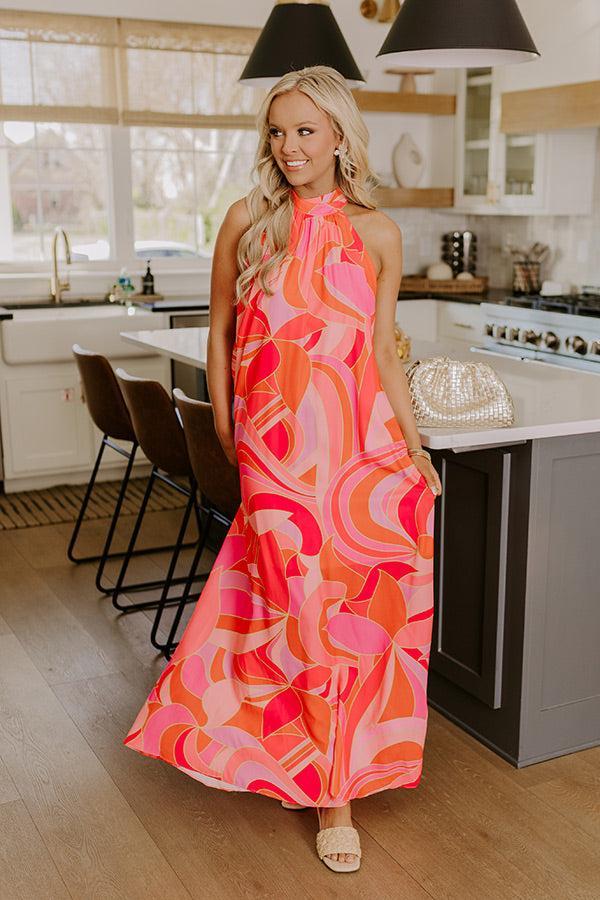 Loving Moment Maxi Dress in Pink Product Image