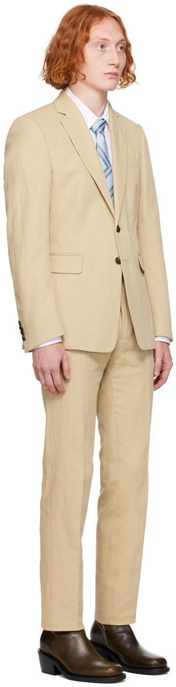 DRIES VAN NOTEN Single-breasted Suit Jacket In 200 Hay Product Image