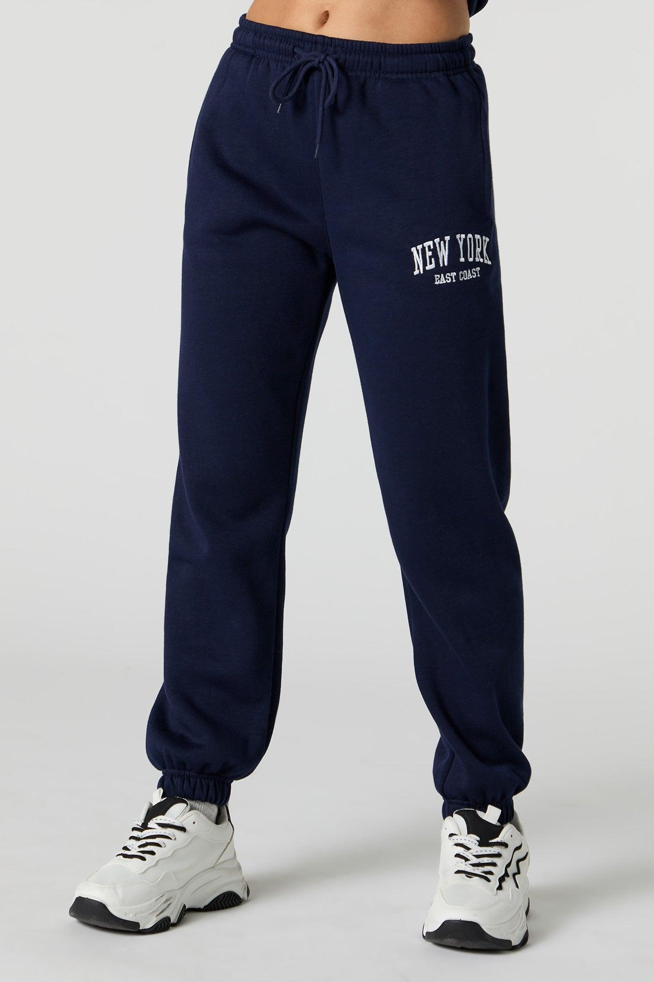 Destination Embroidered Fleece Jogger Female Product Image
