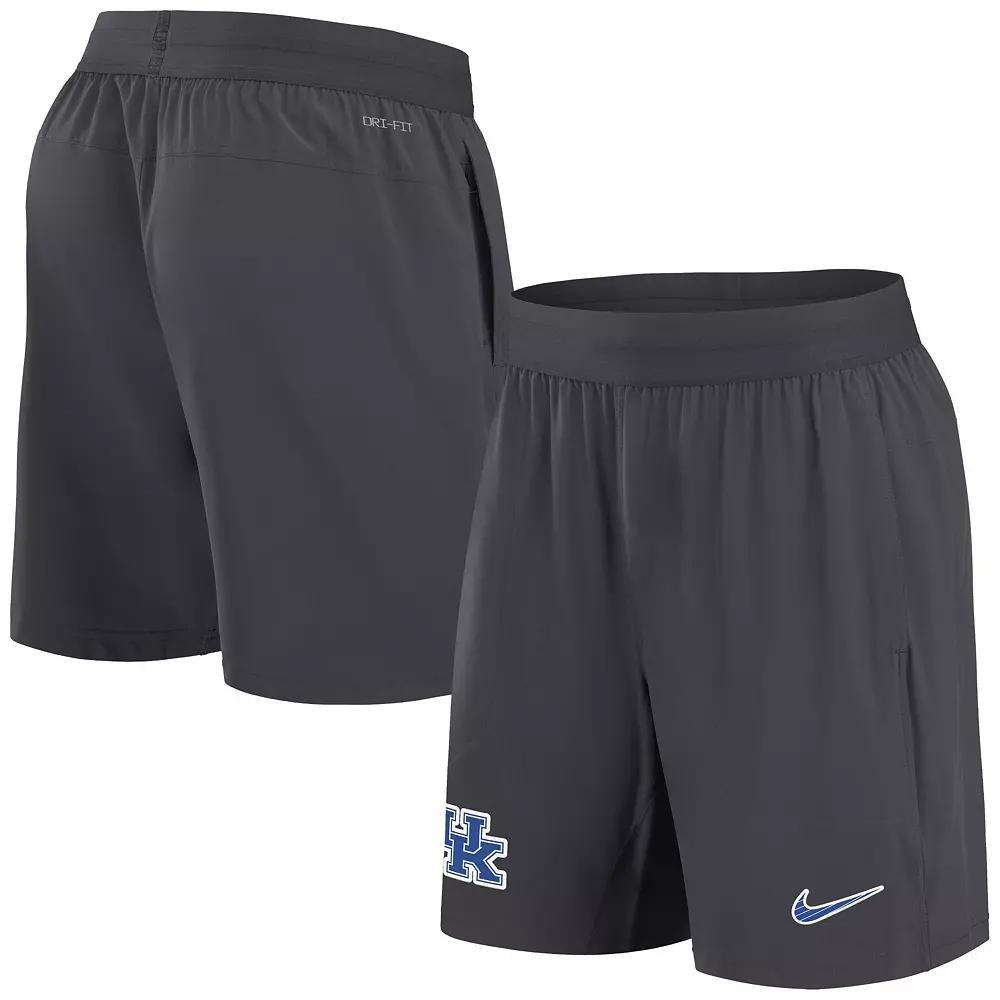 Men's Nike Anthracite Kentucky Wildcats 2024 Sideline Performance Shorts, Size: 2XL, Grey Product Image