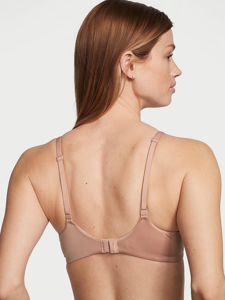 Lightly Lined Lace-Trim Full-Coverage Bra Product Image